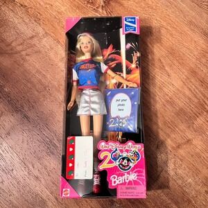 Mattel Walt Disney World 2000 Barbie Doll Millennium Blue Silver New Box 22939